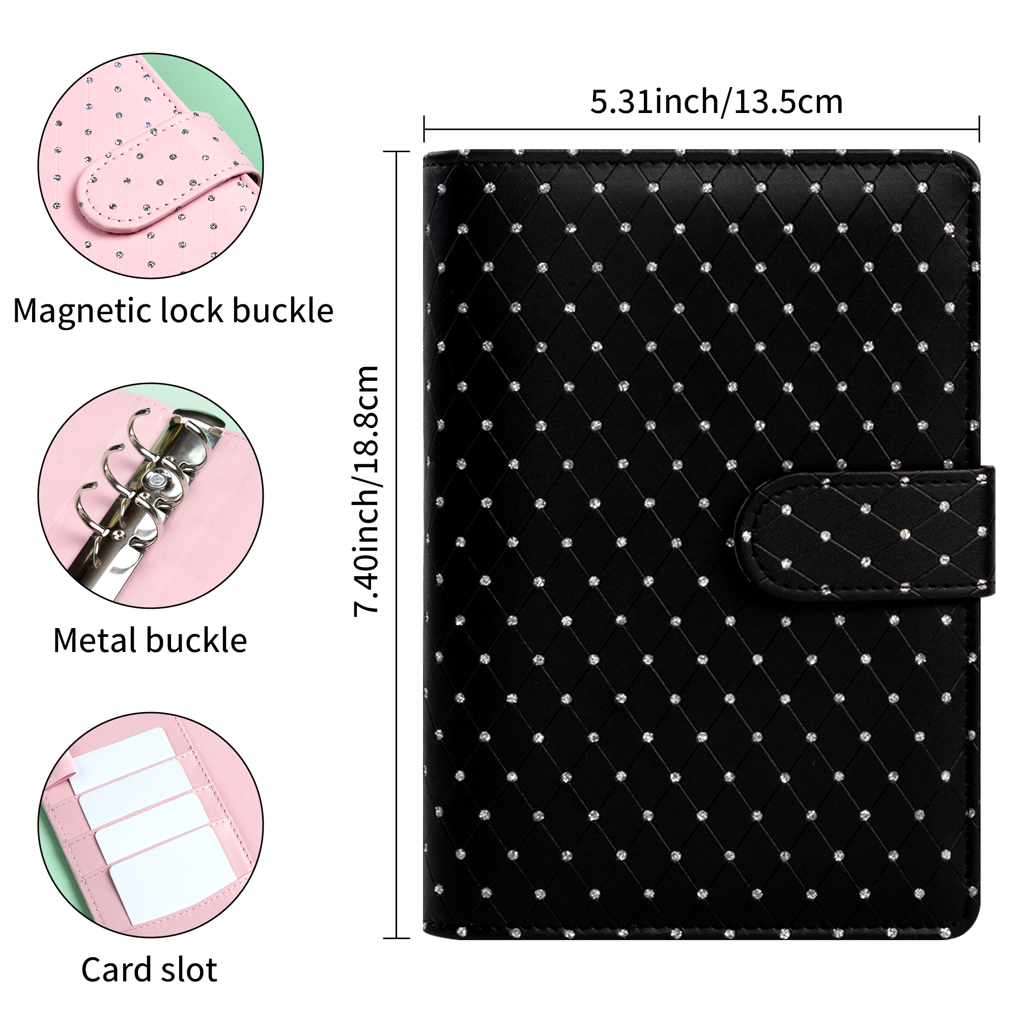 Budget Binder, A6 Diamond PU L - Home Office Budget のレビューと価格