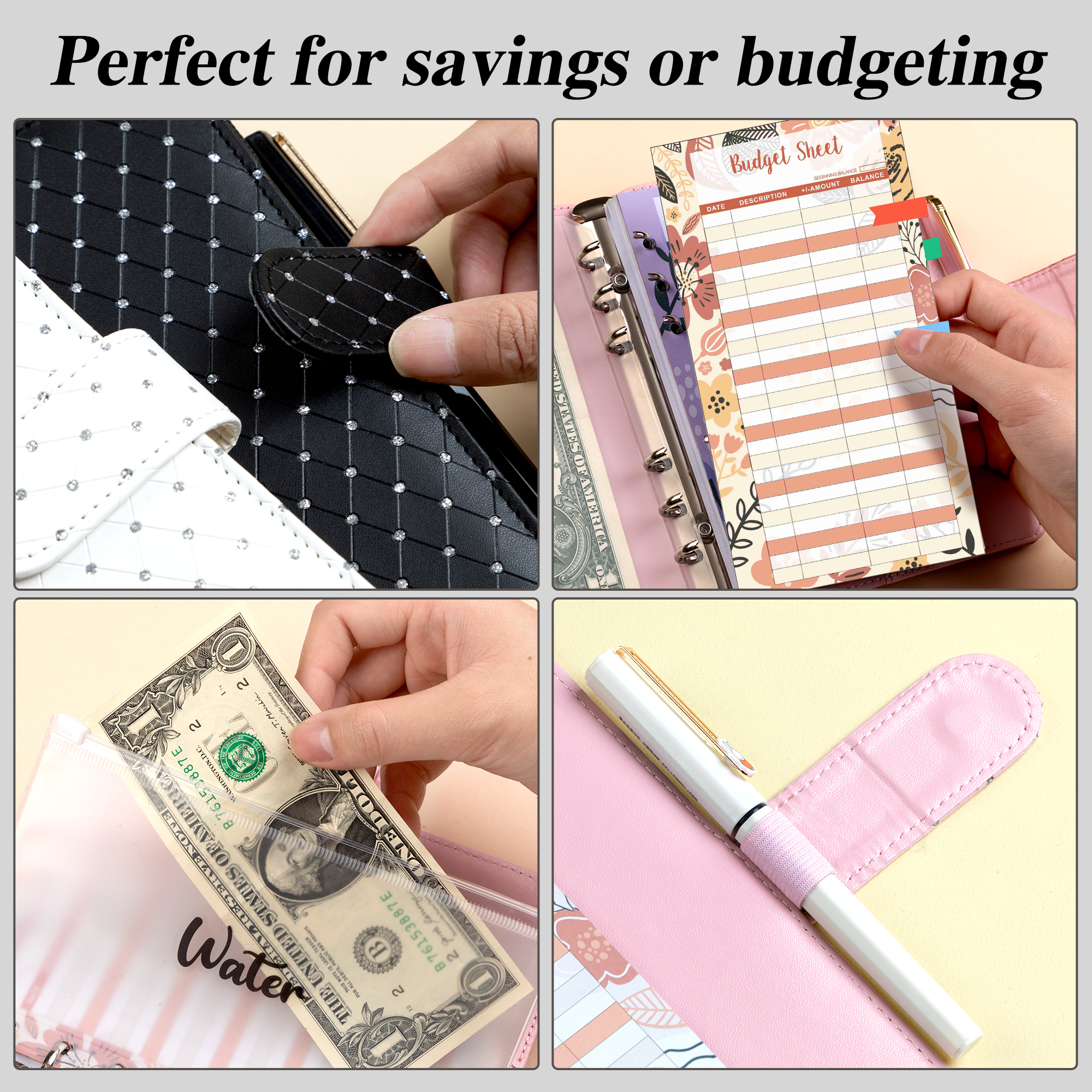 Budget Binder, A6 Diamond PU L - Home Office Budget のレビューと価格