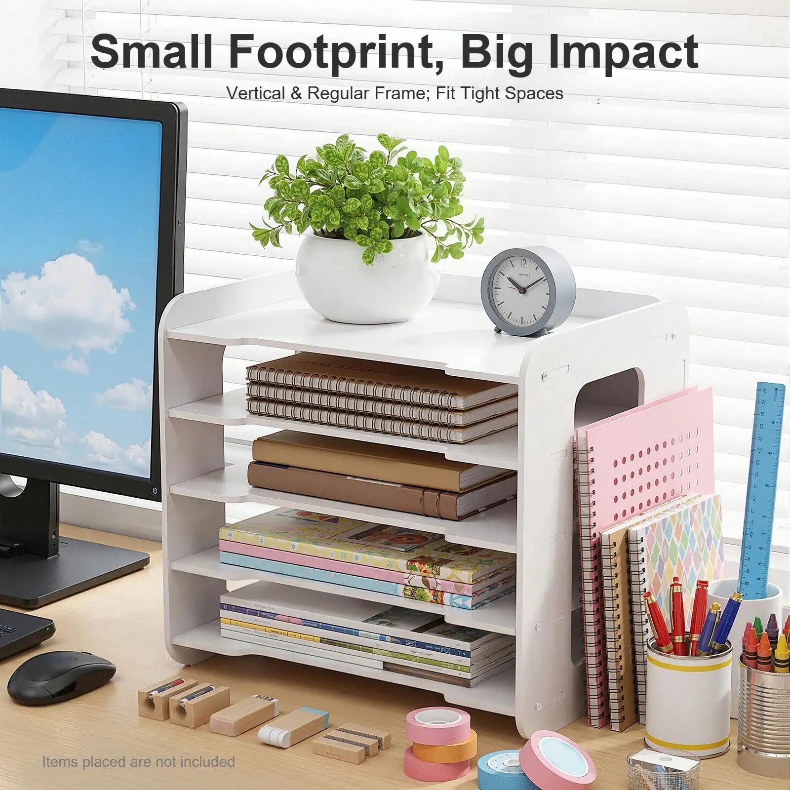 Letter File Organizer, 5-Tier  - Letter Tray Desk のレビューと価格
