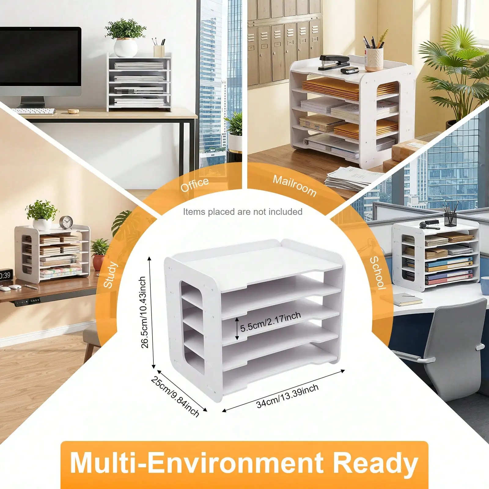 Letter File Organizer, 5-Tier  - Letter Tray Desk のレビューと価格