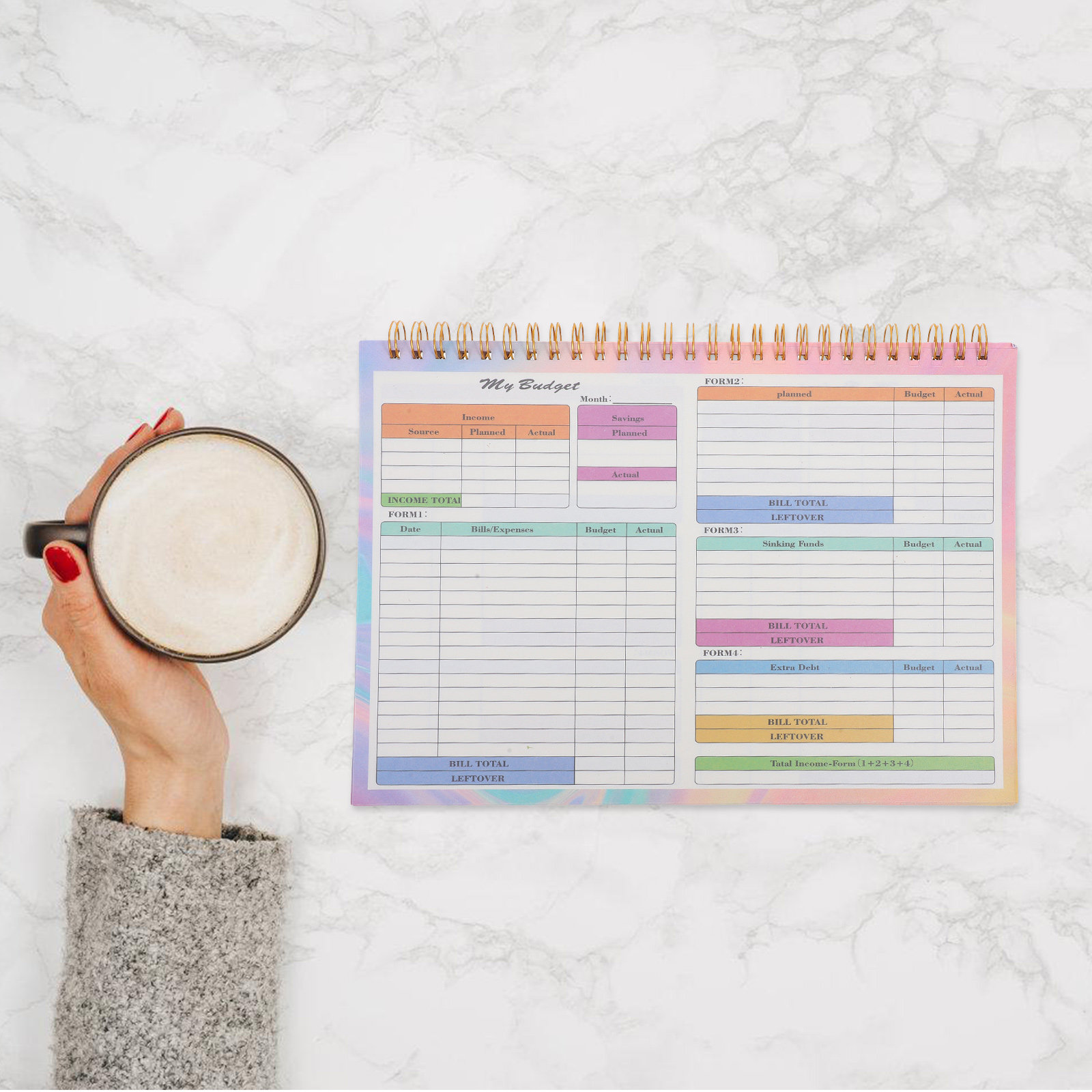 B5 Daily Weekly Financial Ledg - Home Office Budget のレビューと価格