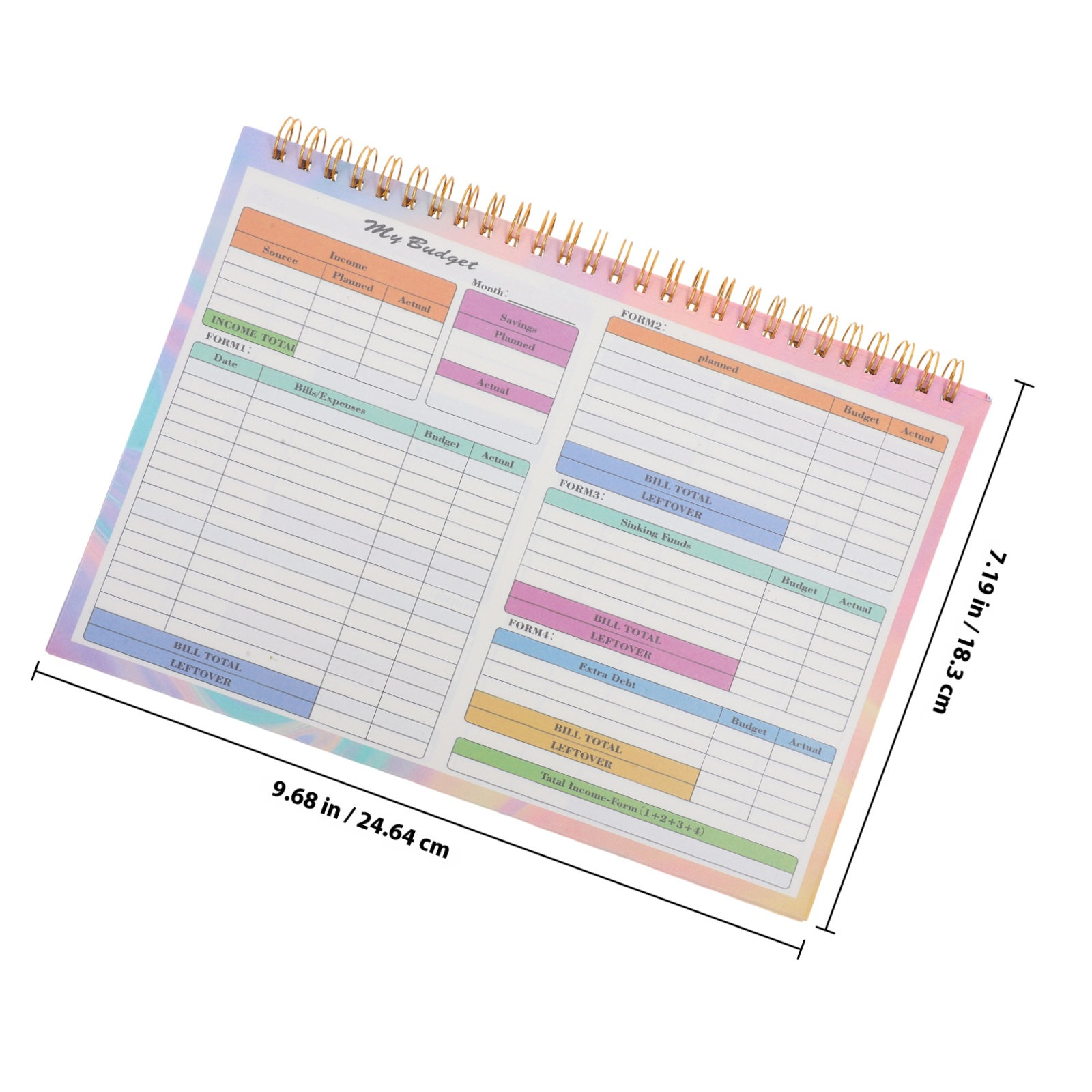 B5 Daily Weekly Financial Ledg - Home Office Budget のレビューと価格