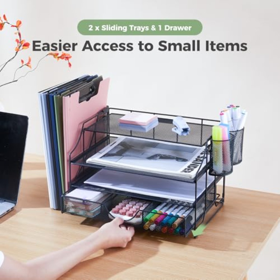 Desk Organizers and Accessorie - Letter Tray Desk のレビューと価格