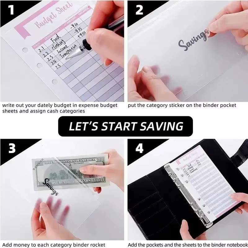 Budget Binder A6 Money Saving  - Home Office Budget のレビューと価格