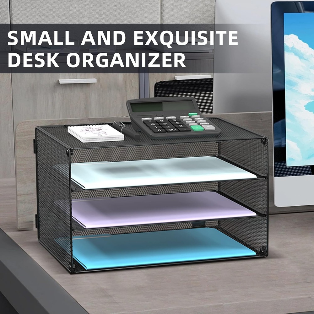 3-Tier Mesh Letter Tray for De - Letter Tray Desk のレビューと価格