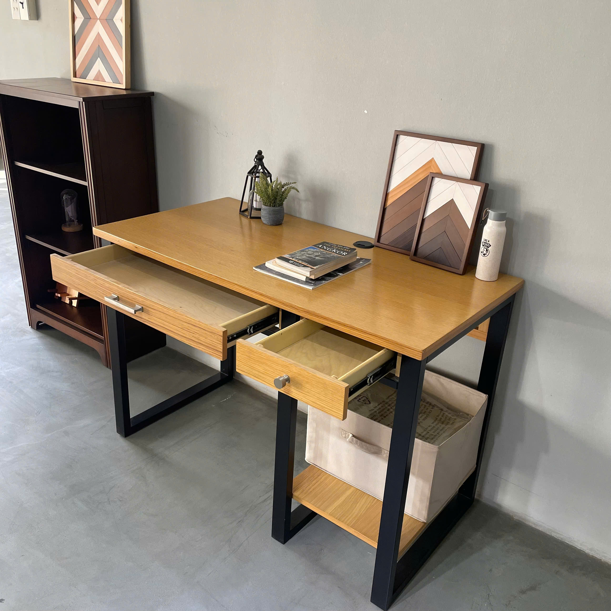 Home office wooden computer de - Home Office With Two Desks のレビューと価格