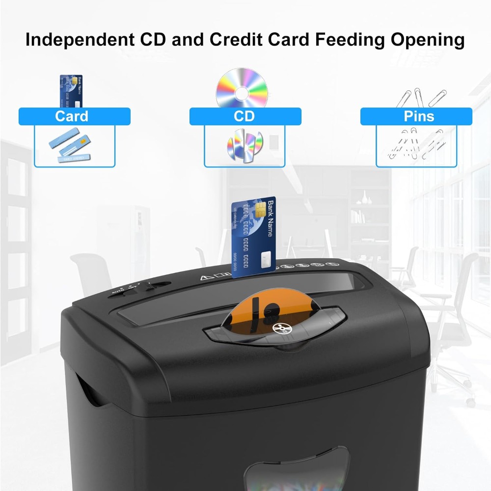 12-Sheet Cross Cut Shredder, 5 - Home Office Paper Shredder のレビューと価格