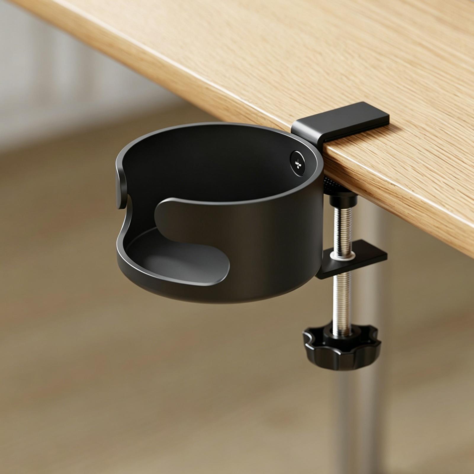Desk Cup Holder Clamp Adjustab - Office Table Home のレビューと価格