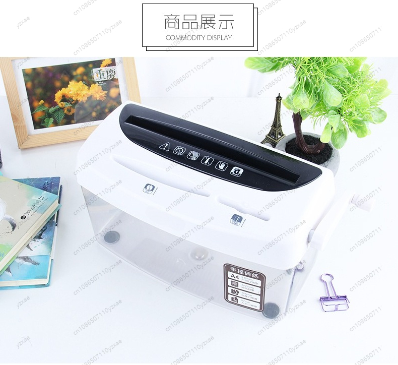 Manual Hand Crank Paper Shredd - Home Office Paper Shredder のレビューと価格