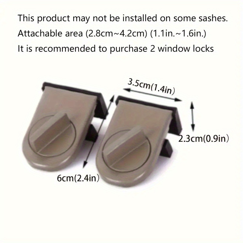 1pc Sliding lock, featuring an - Home Office Immigration のレビューと価格