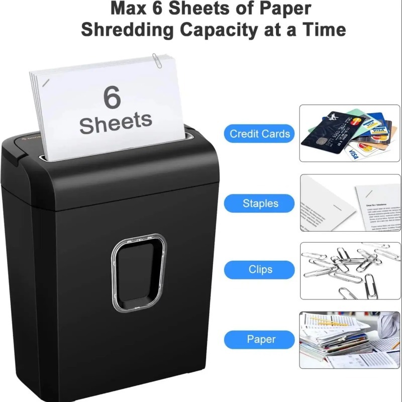Bonsaii 6-Sheet Micro-Cut Pape - Home Office Paper Shredder のレビューと価格