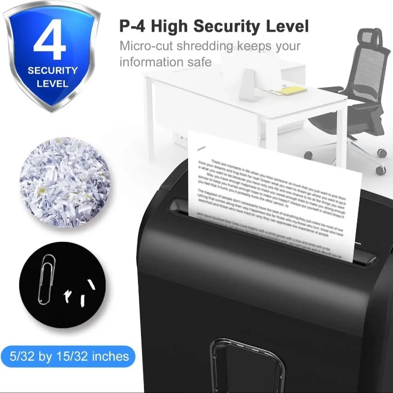 Bonsaii 6-Sheet Micro-Cut Pape - Home Office Paper Shredder のレビューと価格