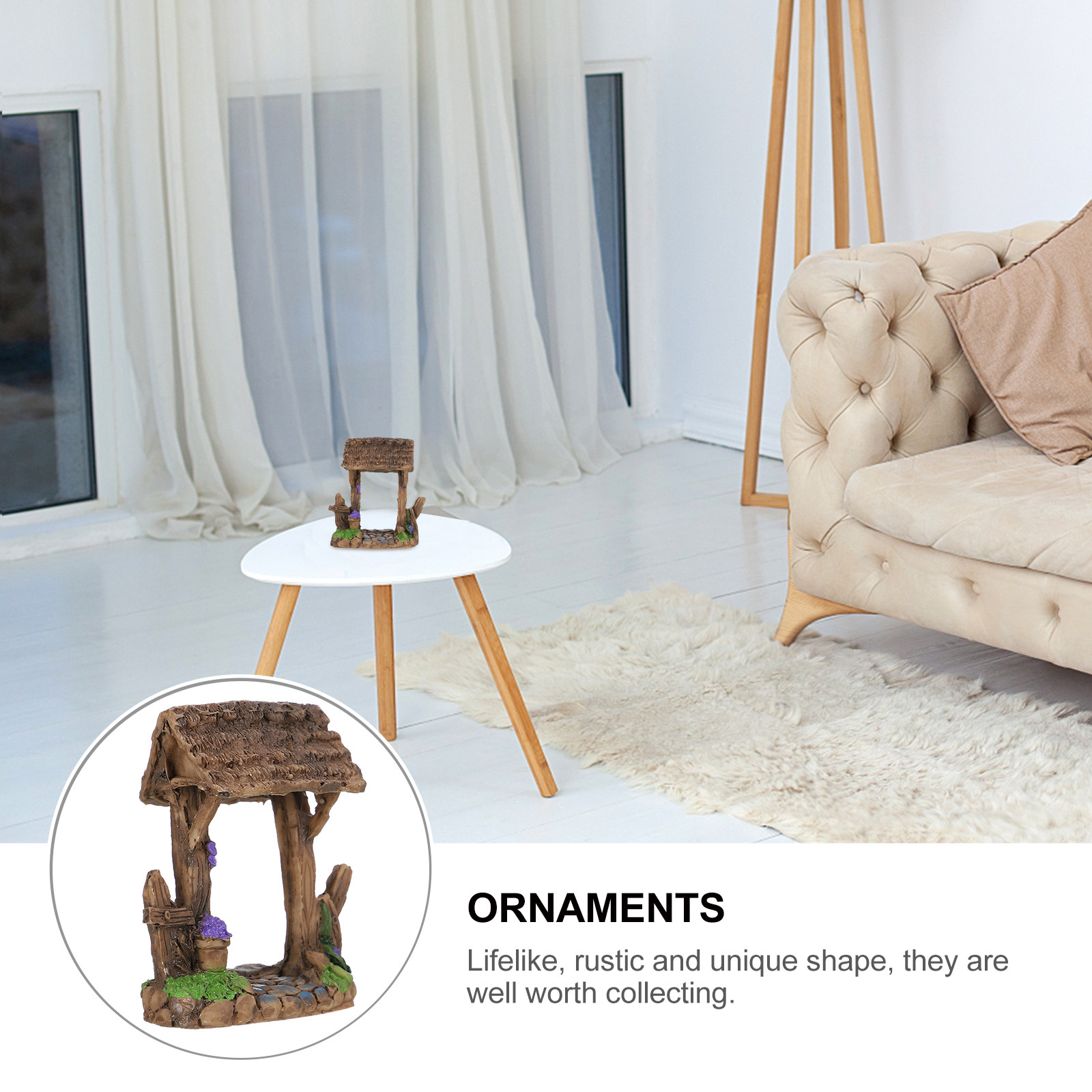2Pcs Mini Resin Hedge Gate Dec - Office Table Home のレビューと価格