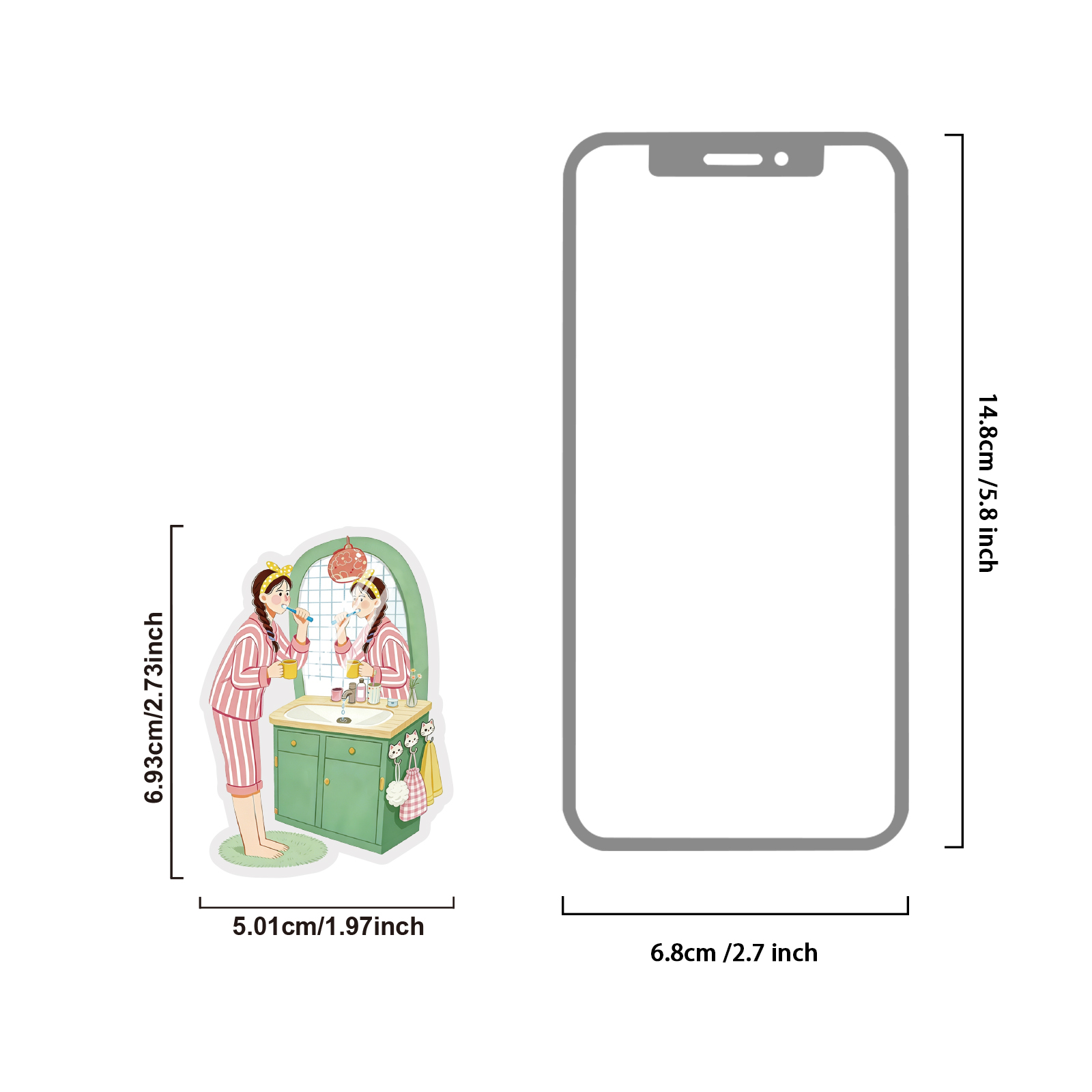 Etori Life 15Pcs Pet Stickers  - Home Office Budget のレビューと価格