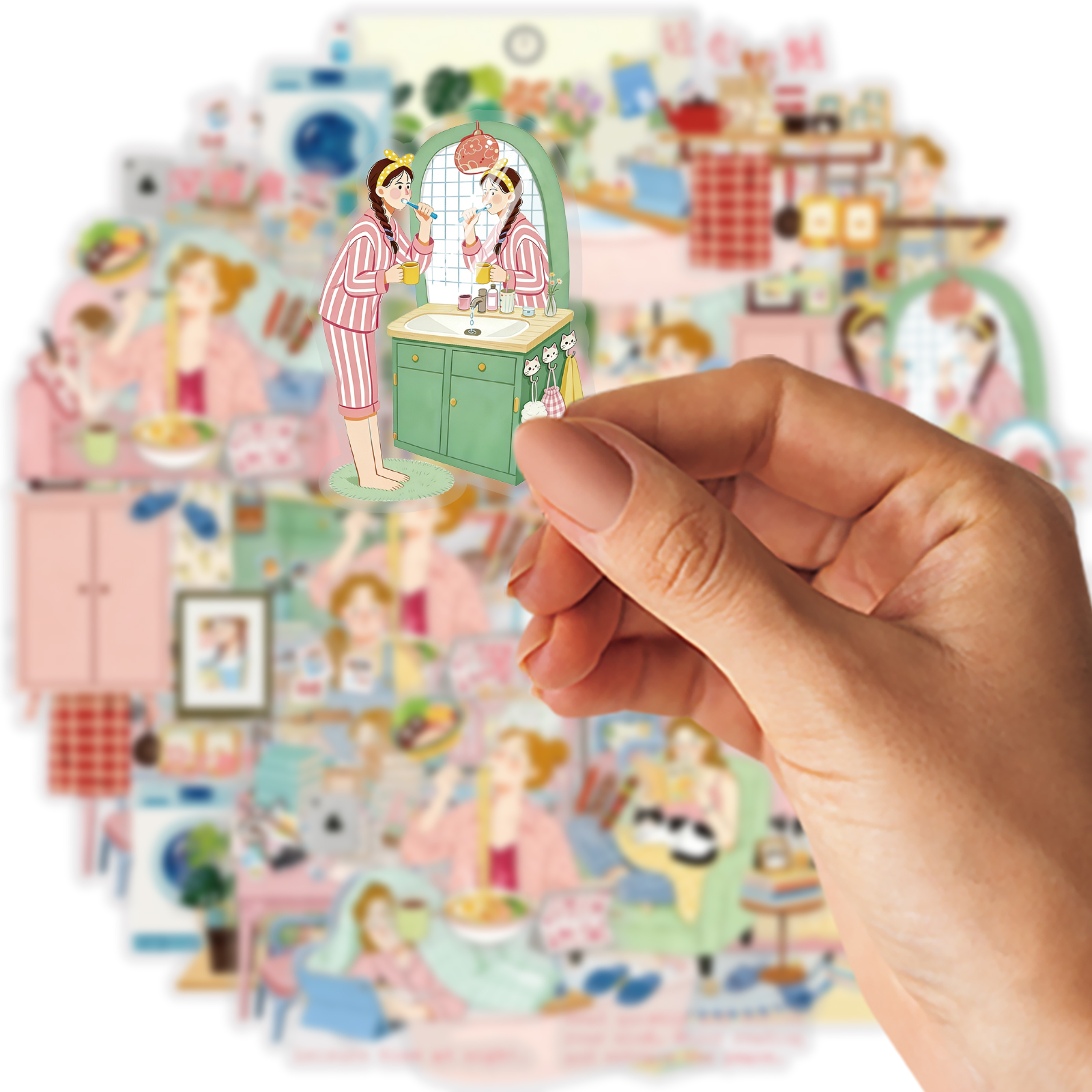 Etori Life 15Pcs Pet Stickers  - Home Office Budget のレビューと価格