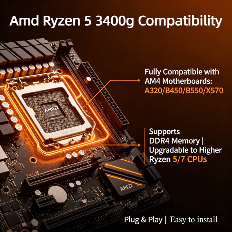 Budget AMD Ryzen 5 3400G APU 4 - Home Office Budget のレビューと価格