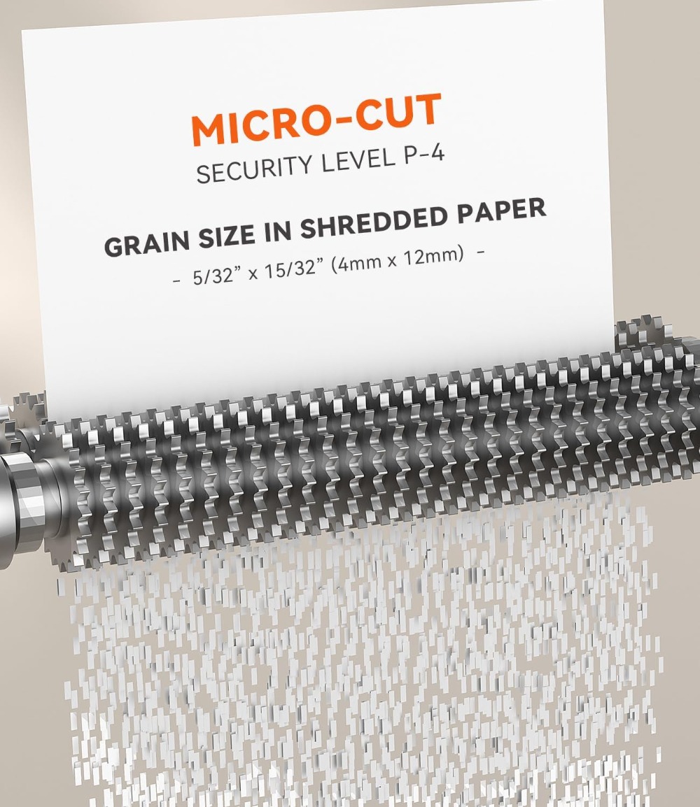 Micro-Cut Paper Shredder P-4,  - Home Office Shed のレビューと価格