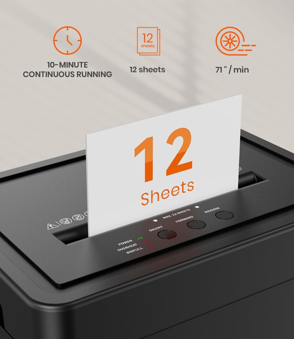 Micro-Cut Paper Shredder P-4,  - Home Office Shed のレビューと価格