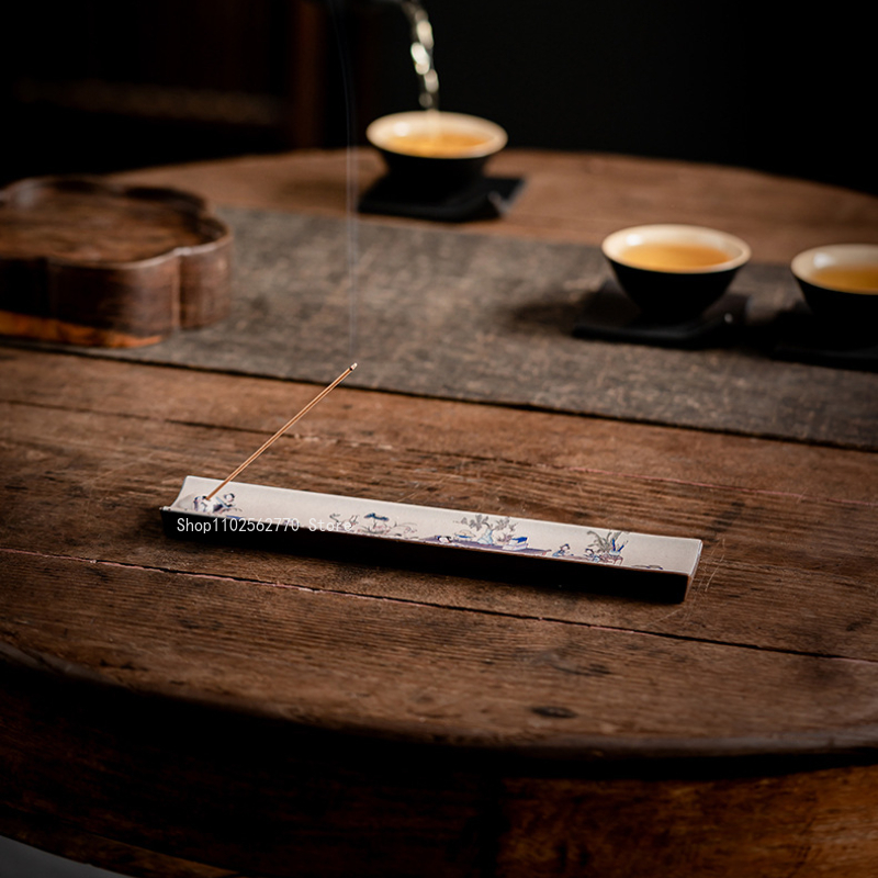 Zen Ceramic Incense Insert Ena - Home Office Yoga Room のレビューと価格