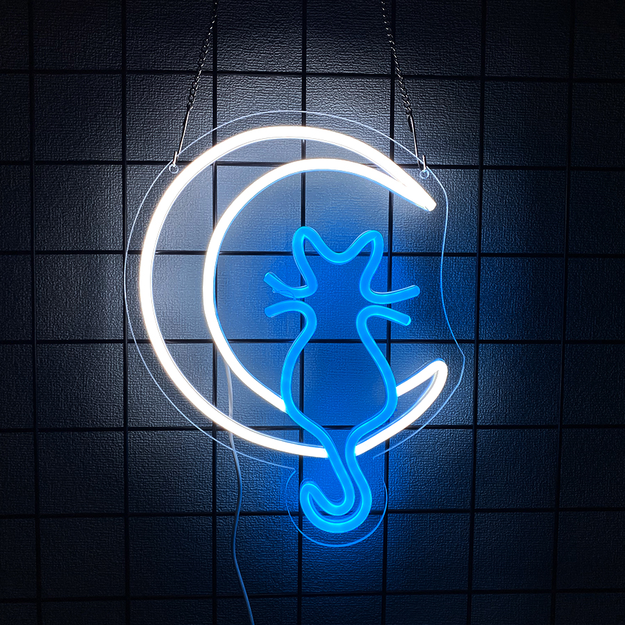 Animation Neon Sign, Moon And  - Home Office Icon のレビューと価格