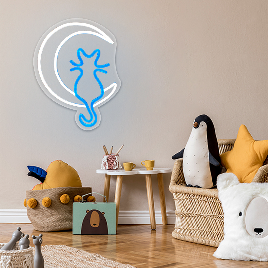 Animation Neon Sign, Moon And  - Home Office Icon のレビューと価格
