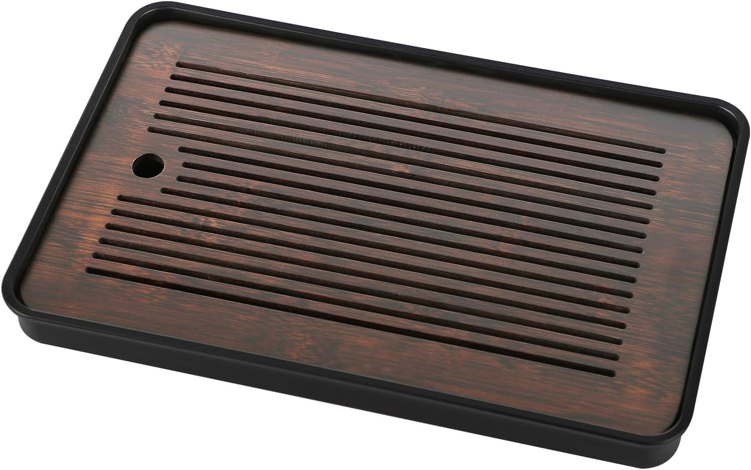Natural Bamboo Tea Tray with H - Home Office Desk Ideas のレビューと価格