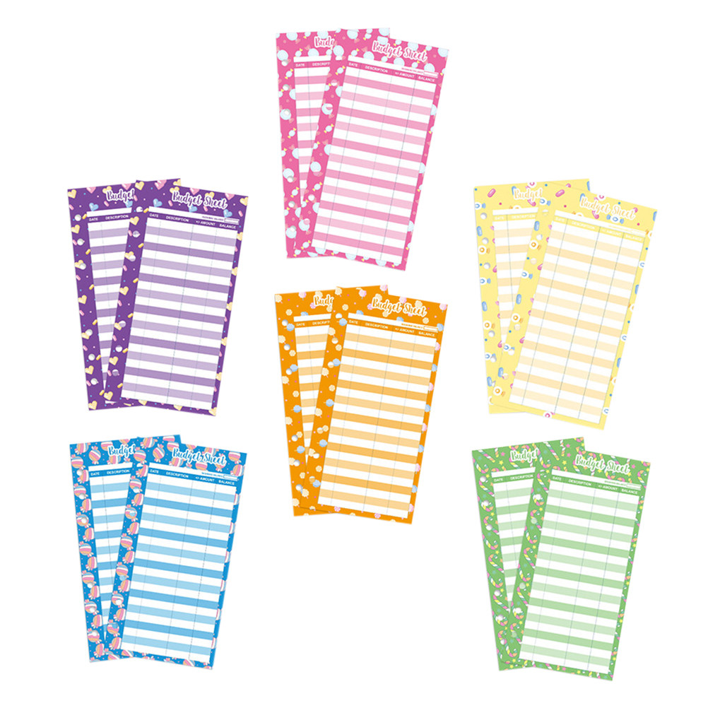 24Pcs Candy Print Consumption  - Home Office Budget のレビューと価格