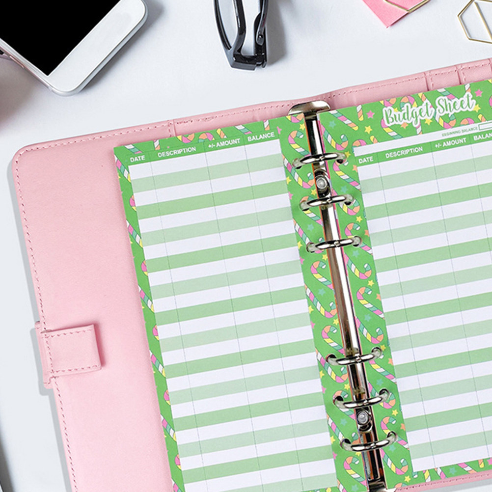 24Pcs Candy Print Consumption  - Home Office Budget のレビューと価格
