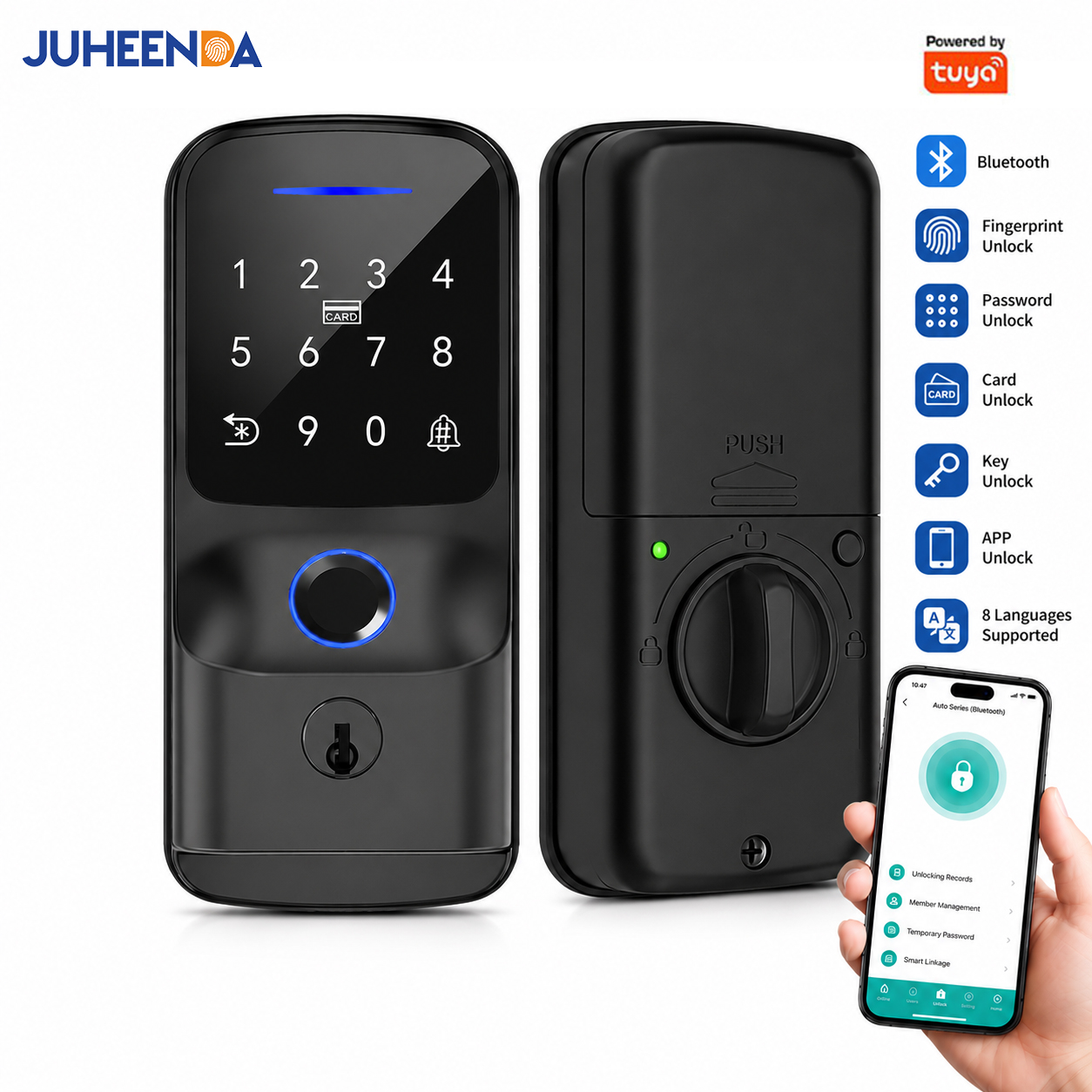 Tuya BLE WiFi Smart Door Lock  - Home Office Immigration のレビューと価格