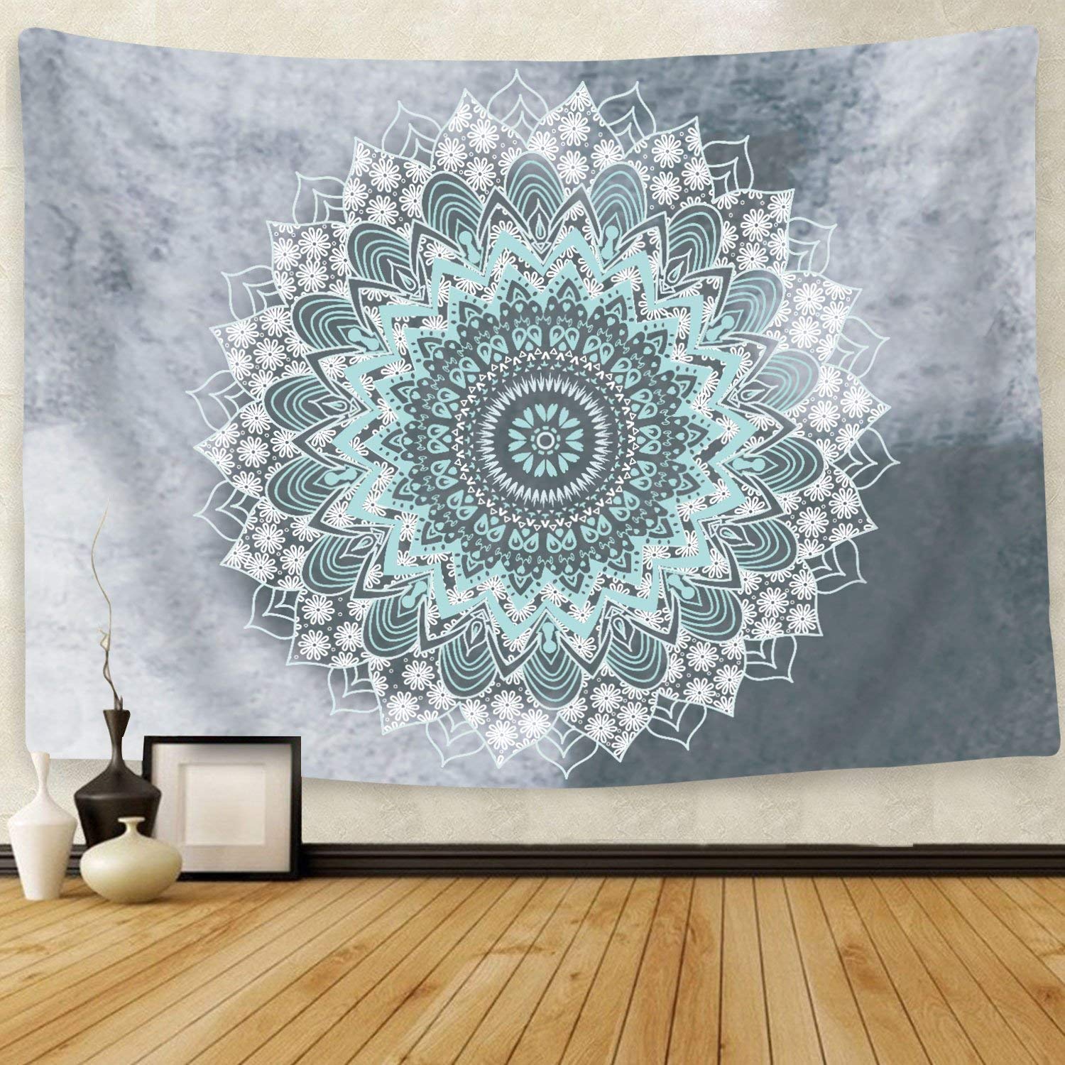 Mandala Tapestry Macrame Wall  - Home Office Yoga Room のレビューと価格
