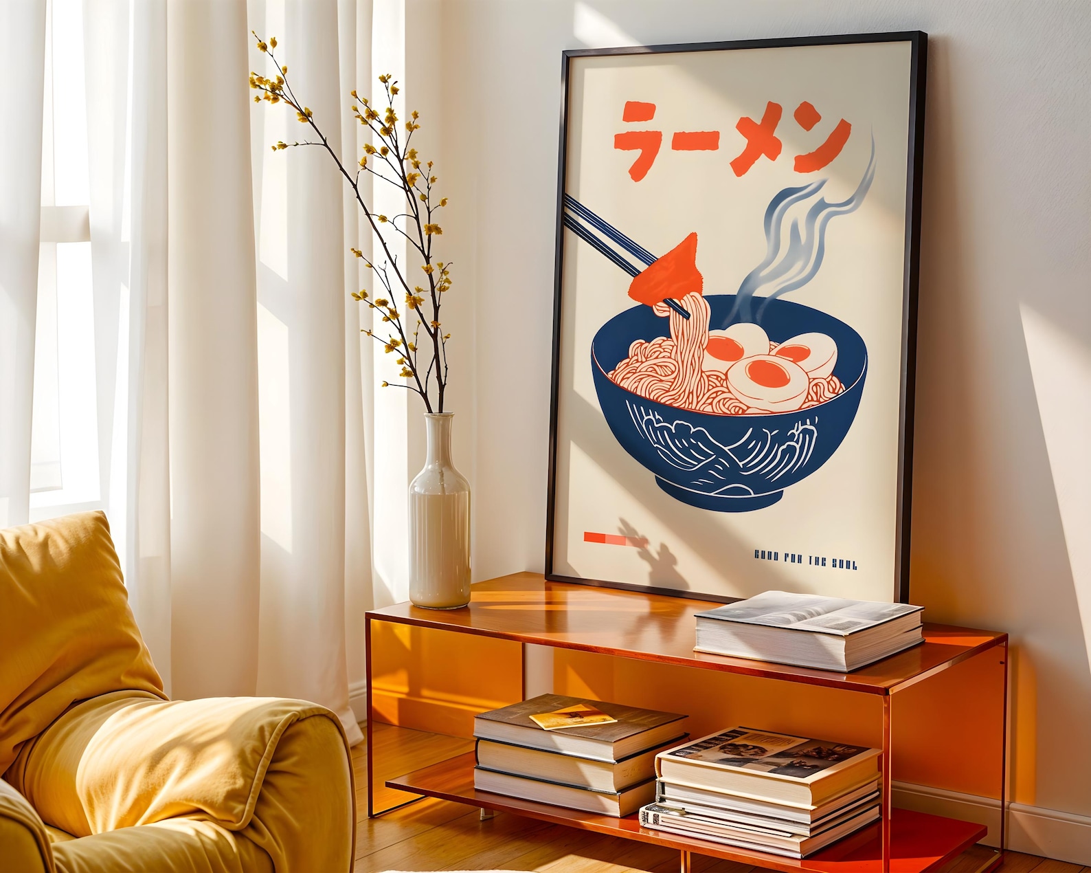 Japanese Ramen Canvas Prints – - Home Office Japandi のレビューと価格