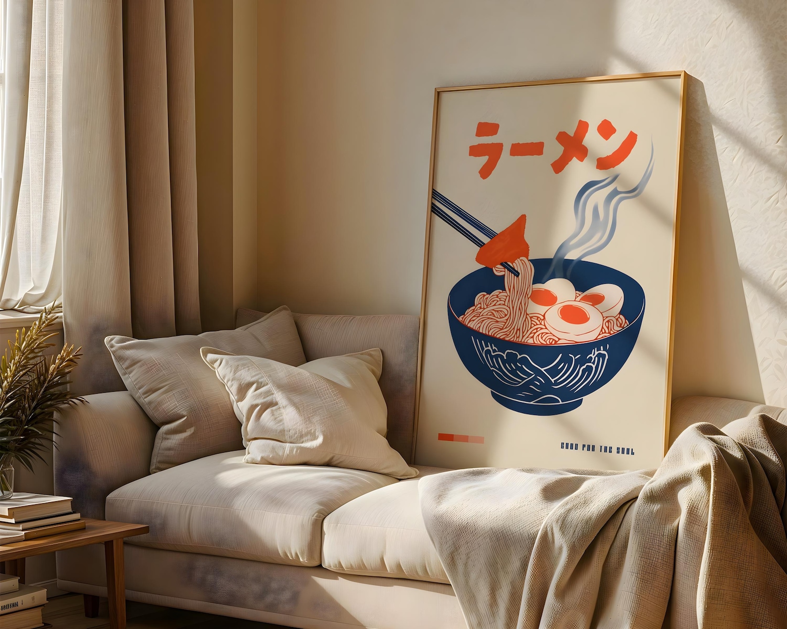Japanese Ramen Canvas Prints – - Home Office Japandi のレビューと価格