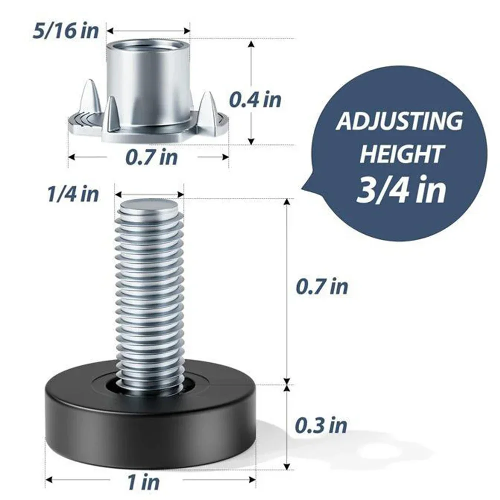 8PCS Adjustable Furniture Leve - Home Office Desk Ideas のレビューと価格