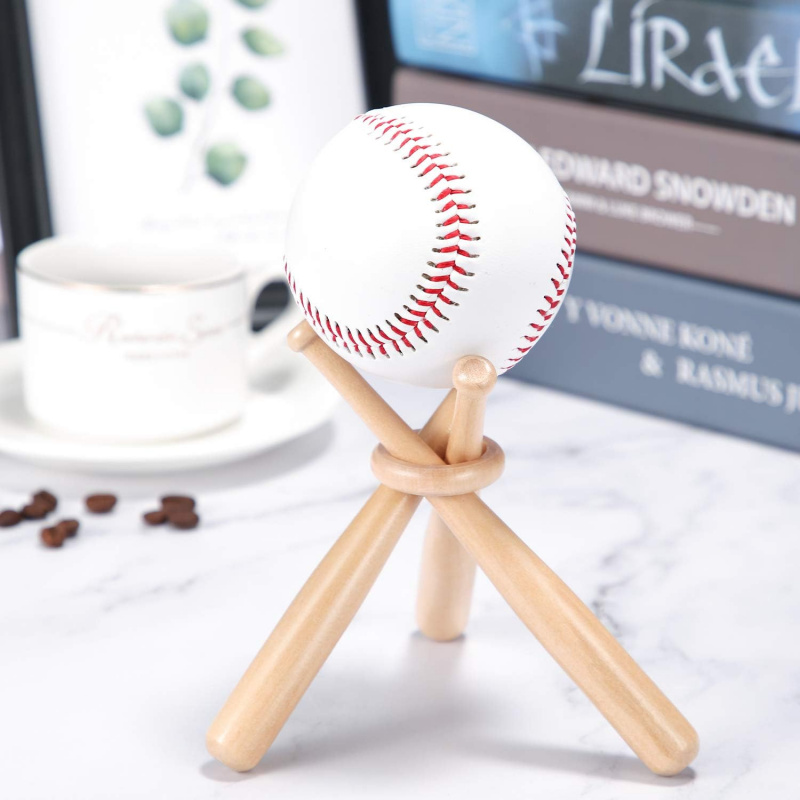 Wooden Baseball Display Stand  - Home Office Desk Ideas のレビューと価格