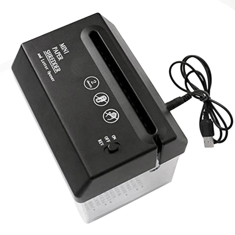 Portable Electric Paper Shredd - Home Office Paper Shredder のレビューと価格